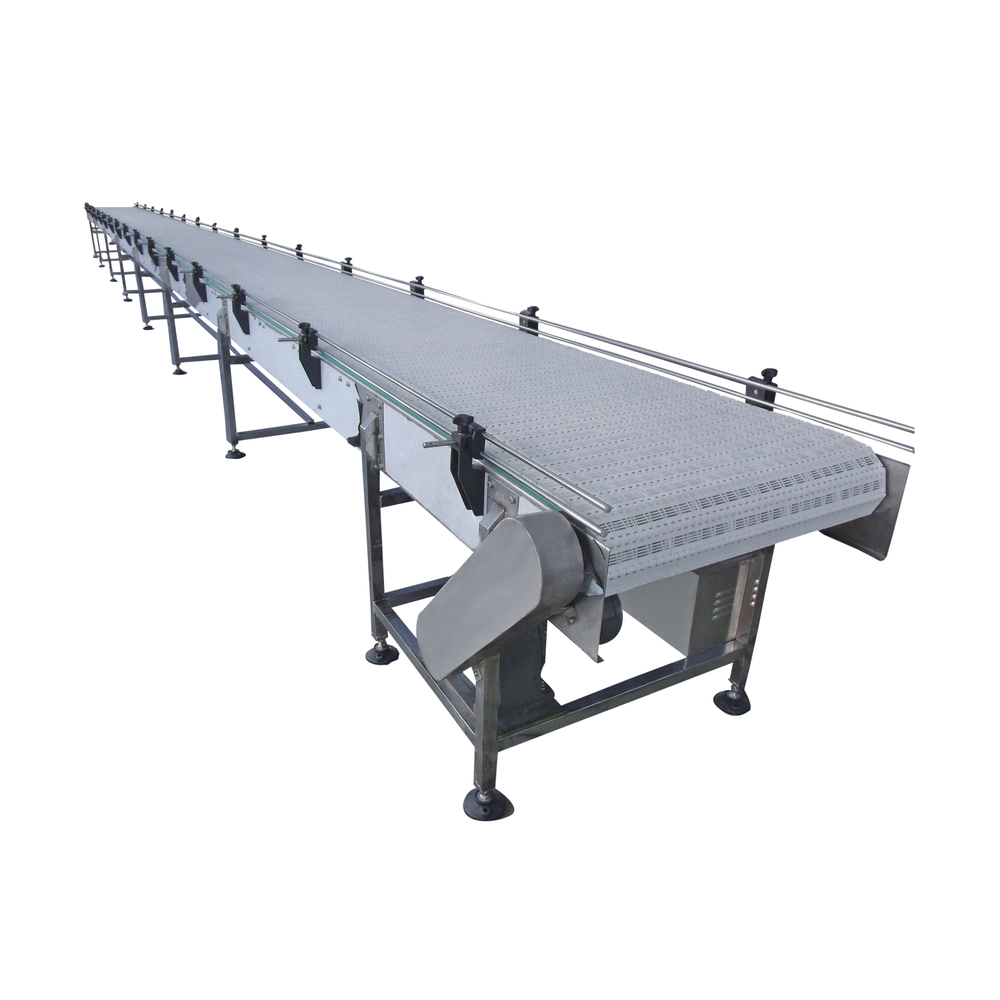 Factory price modular plastic belt conveyor for vegetable