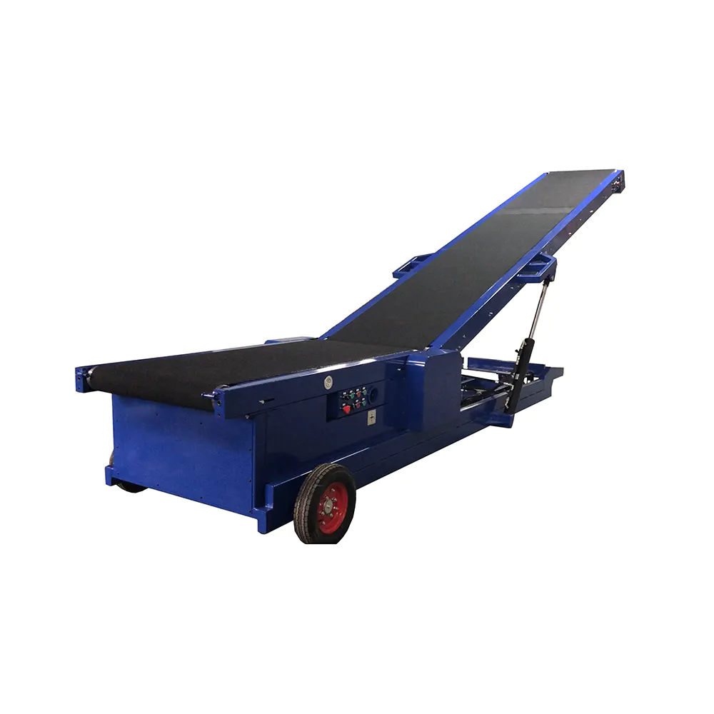 High quality automatic mobile conveyor belt for truck lorry loading unloading