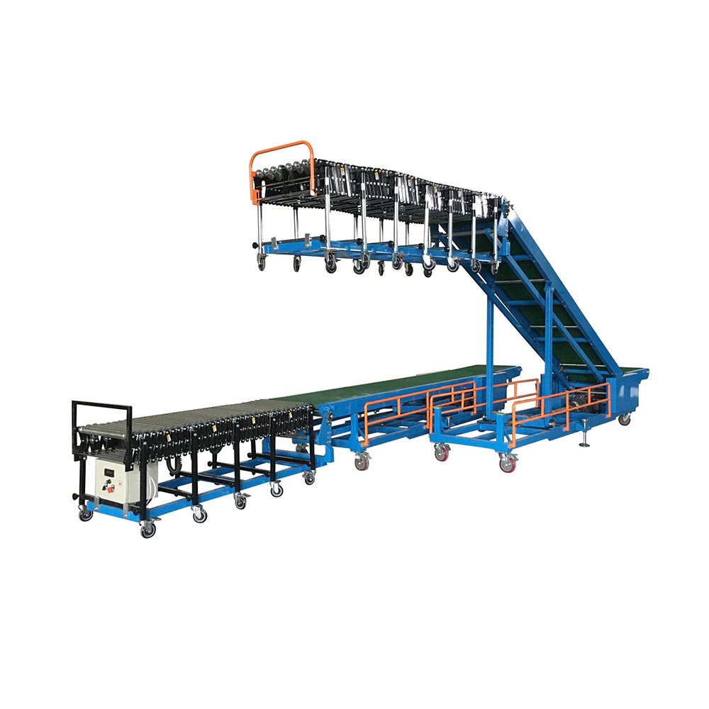 Factory promotion fruit loading un loading conveyor belt system