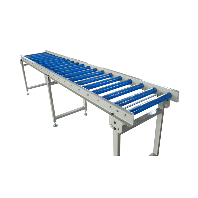 50mm dia gravity galvanized steel conveyor roller with spring loaded shaft
