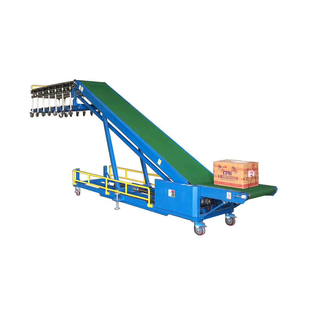 In stock portable adjustable loading conveyor truck loading mobile belt conveyor