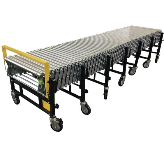 Newest design top quality systems O belt flexible powered roller conveyor