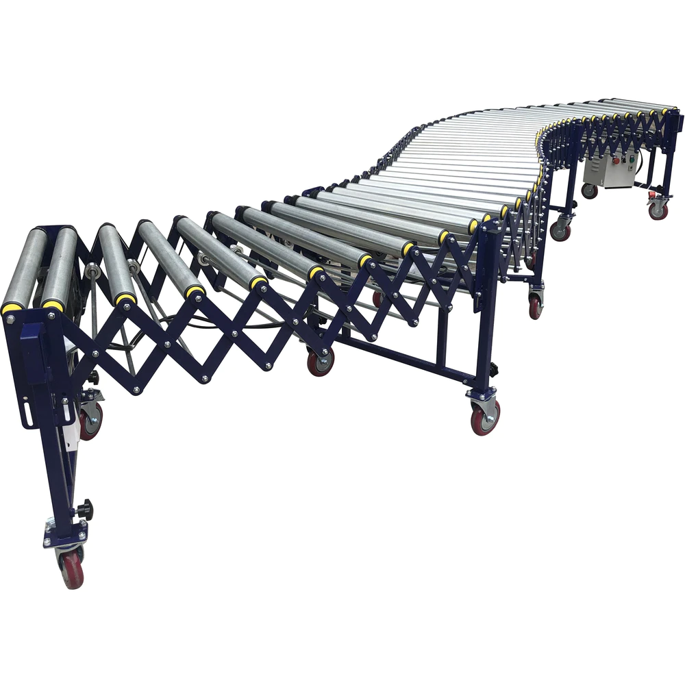 Customize powered flexible roller conveyor power