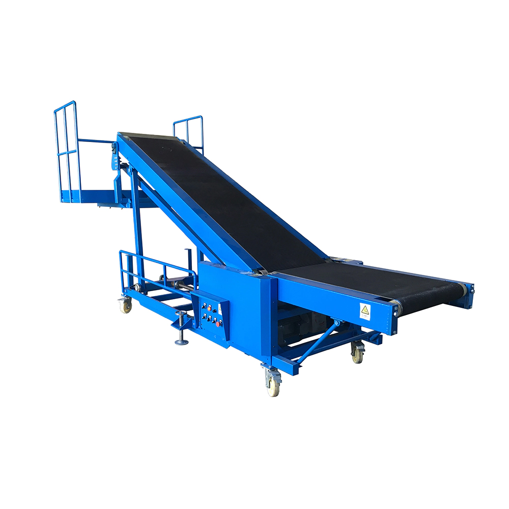 New design portable small belt conveyors with people standing platform