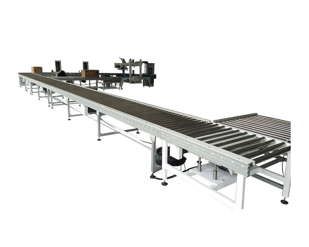 industrial Aluminum Frame Motorized Roller Conveyor for warehouse transfer