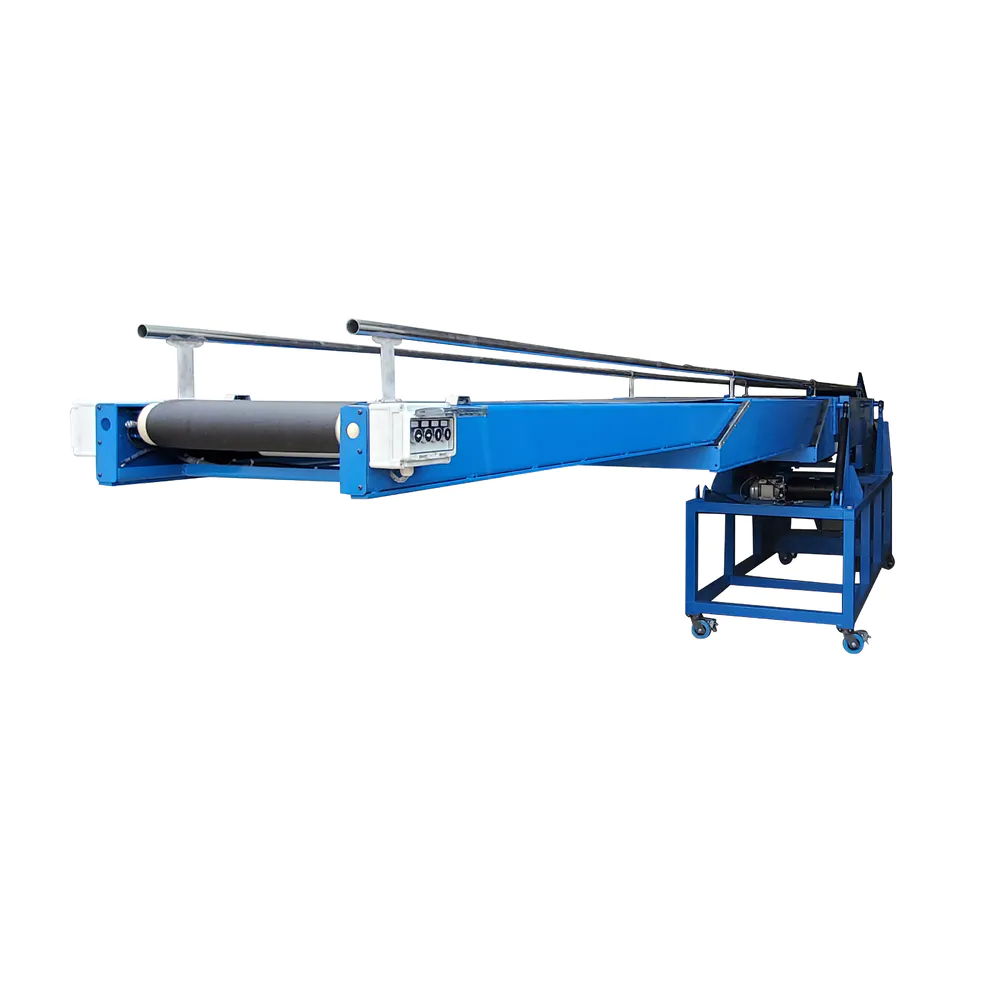 Mobile telescopic hydraulic belt conveyors retractable telescopic belt loading conveyor