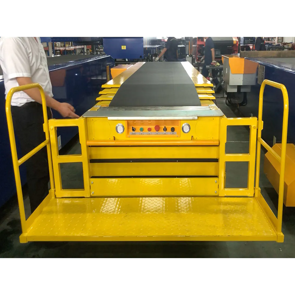 Two ways telescopic belt conveyor for concrete China telescopic conveyor