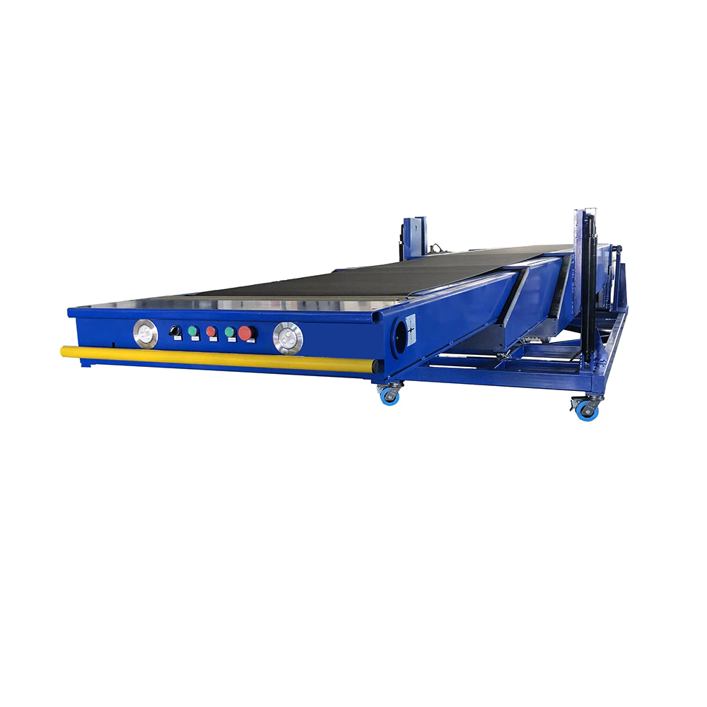 Roller conveyor flexible telescopic belt conveyor