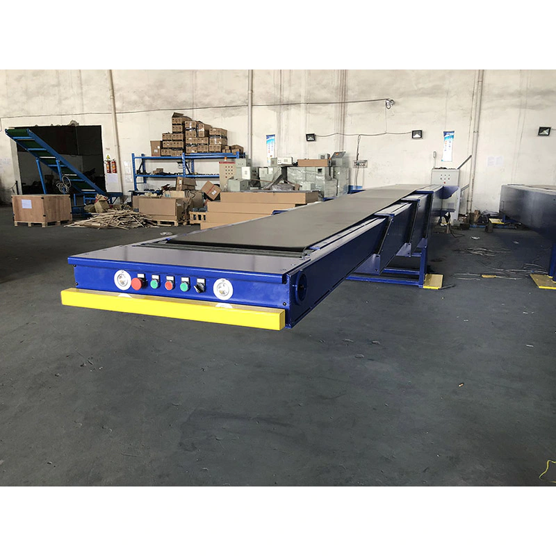 Automatic loading and unloading equipment for trucks and containers