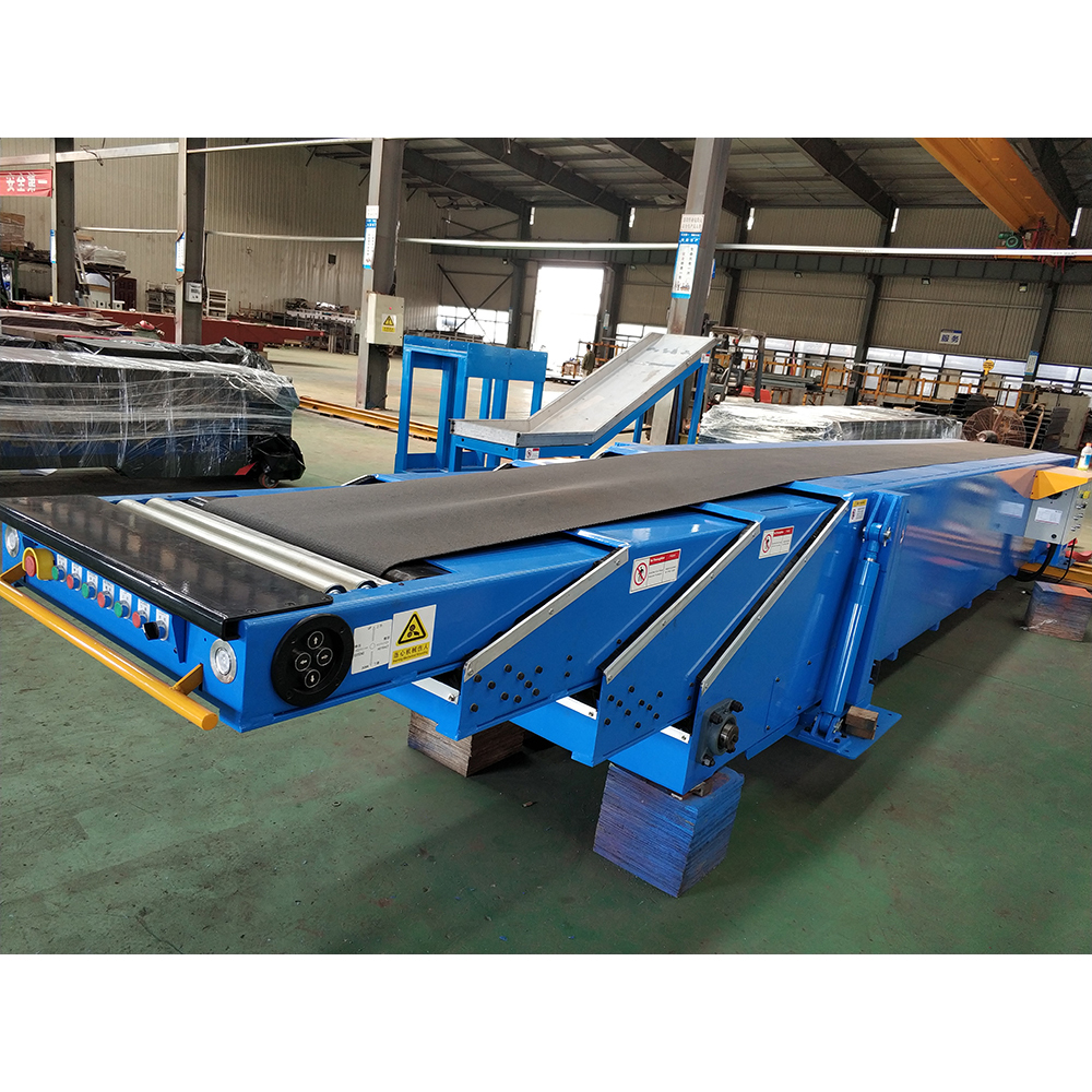 Yifan automatic telescopic belt conveyor container unloading belt conveyor