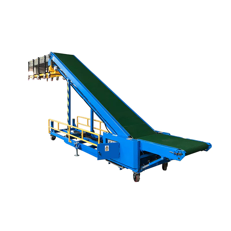 Most popular loading and unloading conveyor system for truck cargo