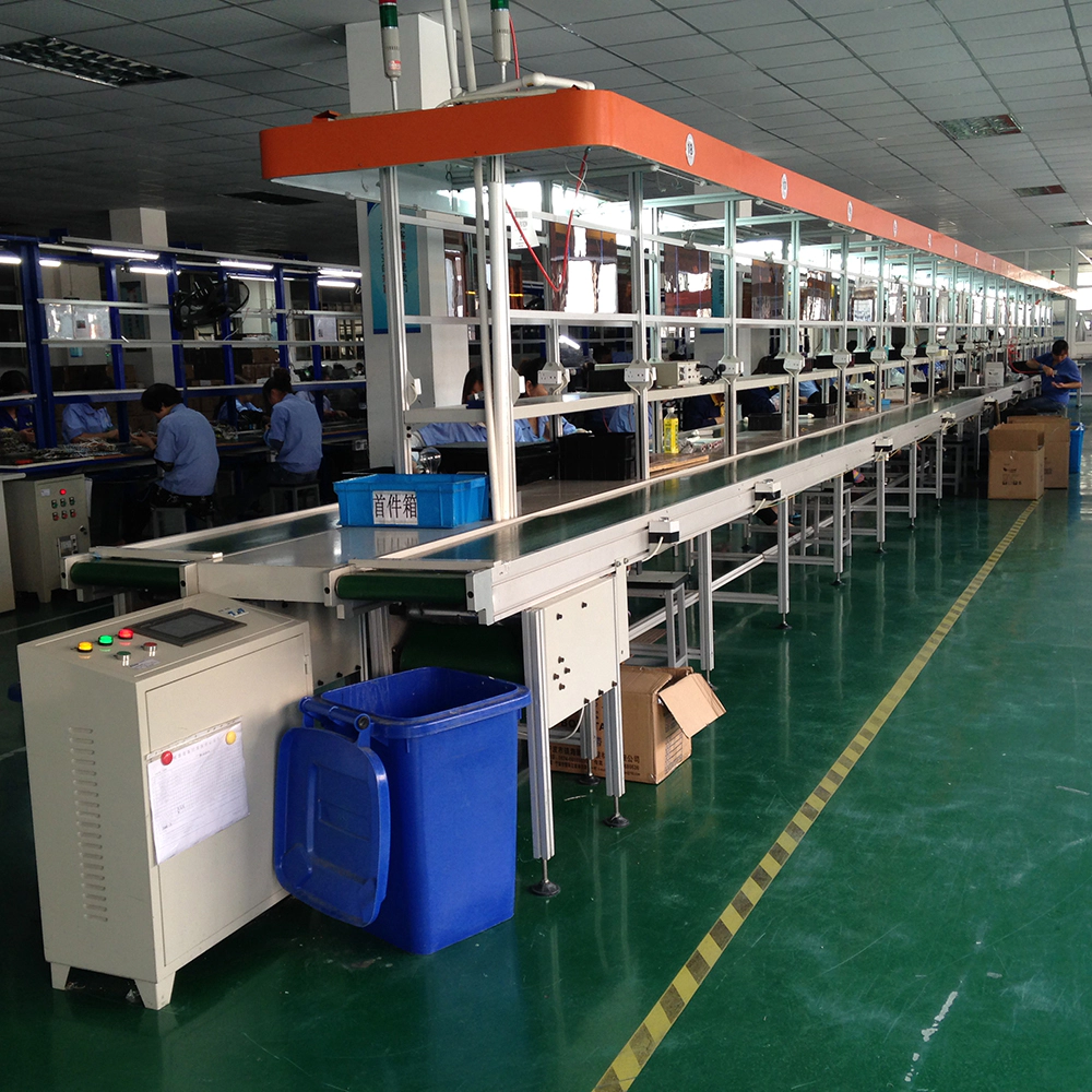 LED Lights production line assembly belt conveyor