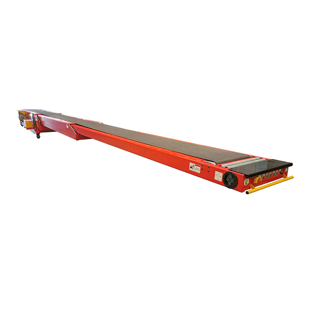 Factory price newest telescopic belt conveyor for truck unloading