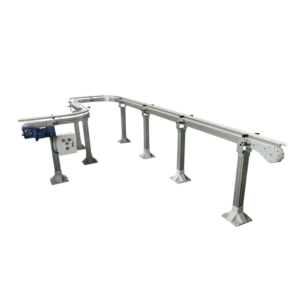 Widely used in food &canning top chain aluminium profile system conveyor