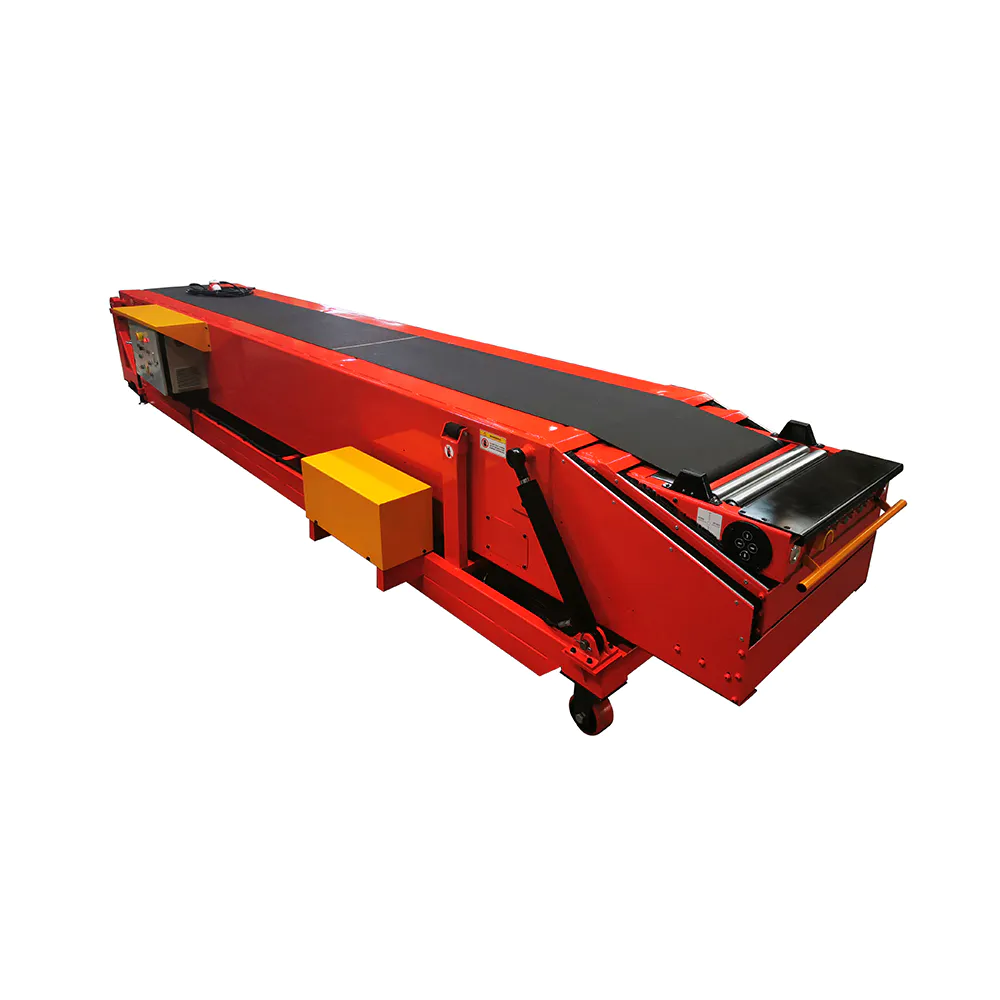 Telescopic conveyor belt dimensioning weighing scanning dws warehouse logistic parcel system