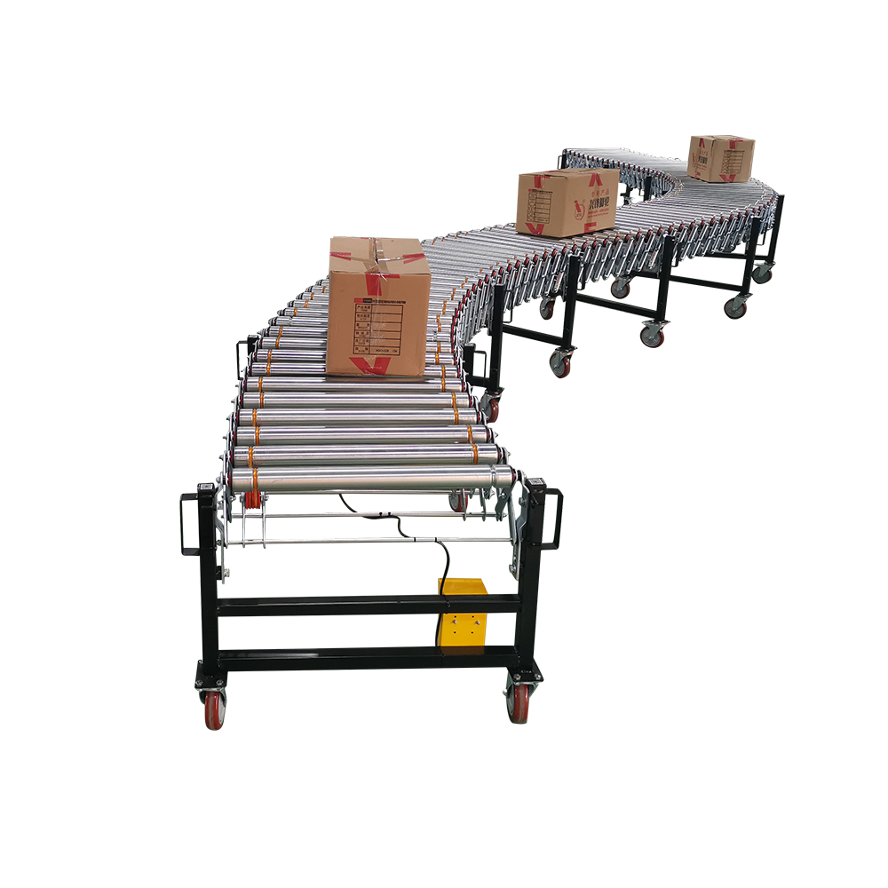 Flexible powered belt roller conveyor with competitive price