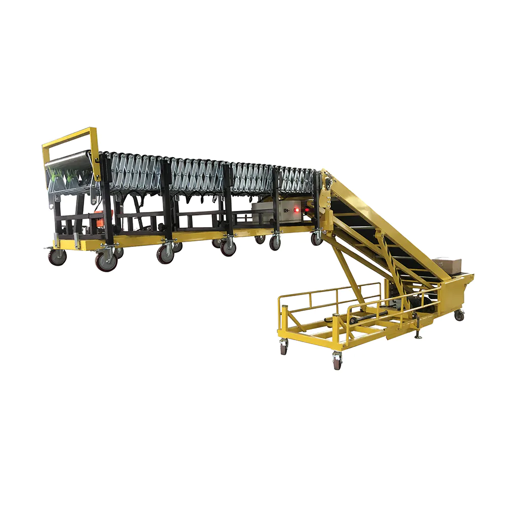 Portable Mobile Belt Conveyor for Bags/Boxes Loading and Unloading