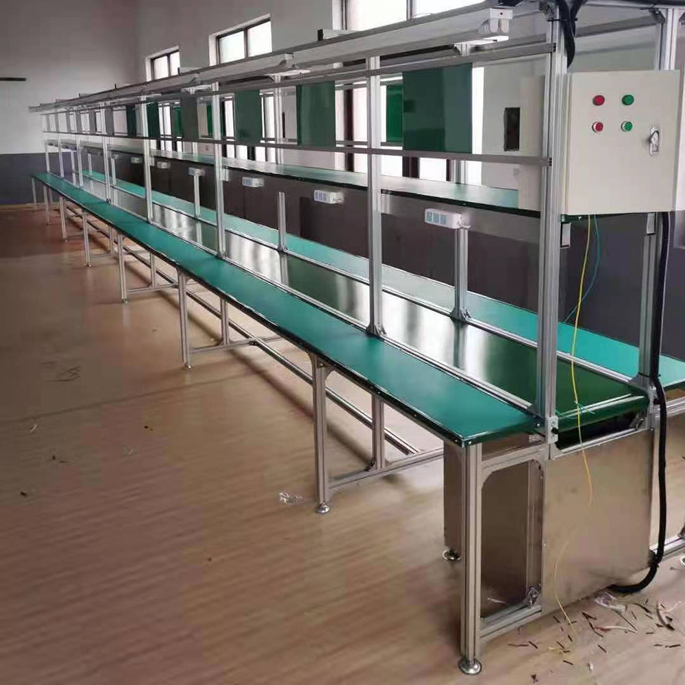 Conveyor assembly production line belt conveyors