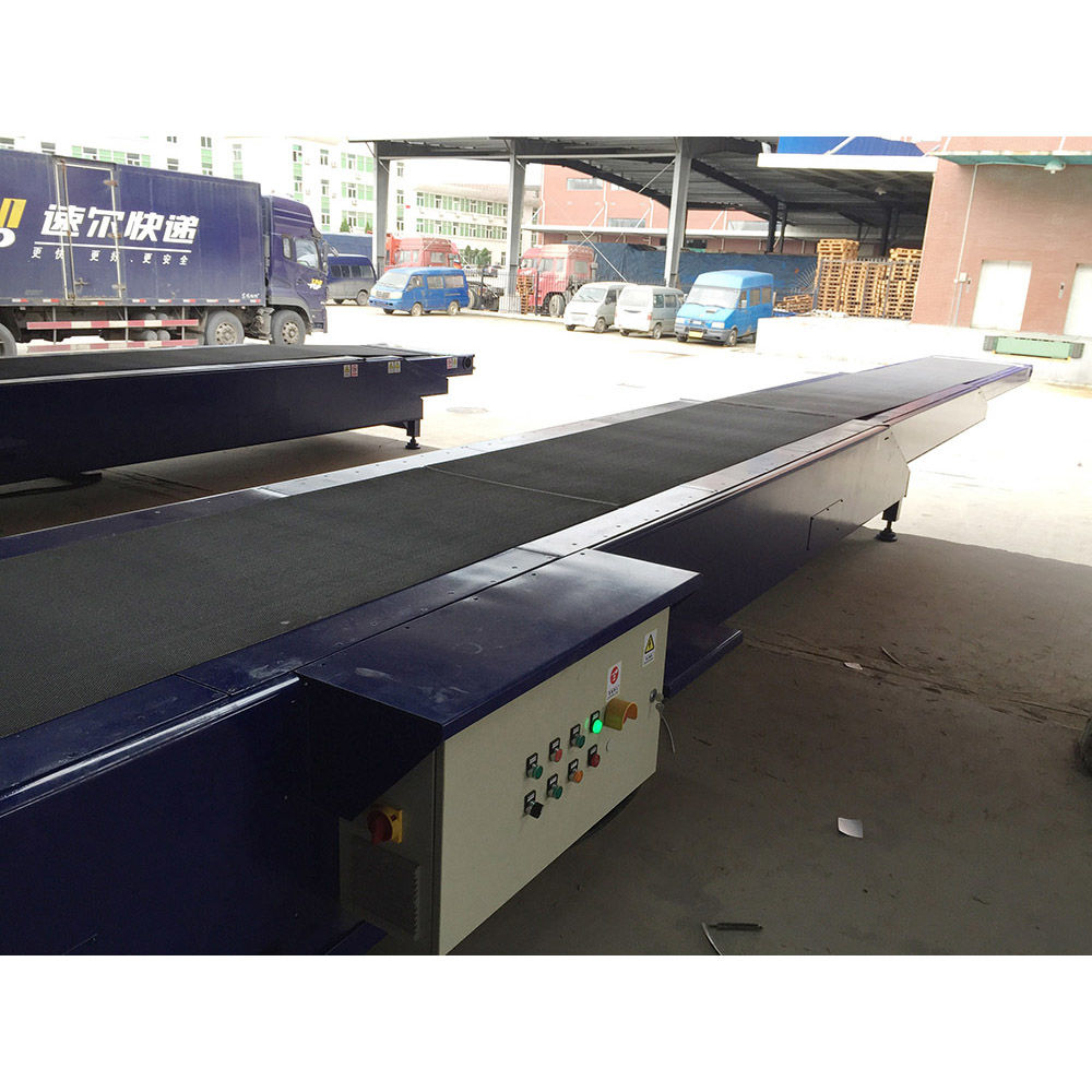 Truck and container loading unloading conveyor portable belt conveyor