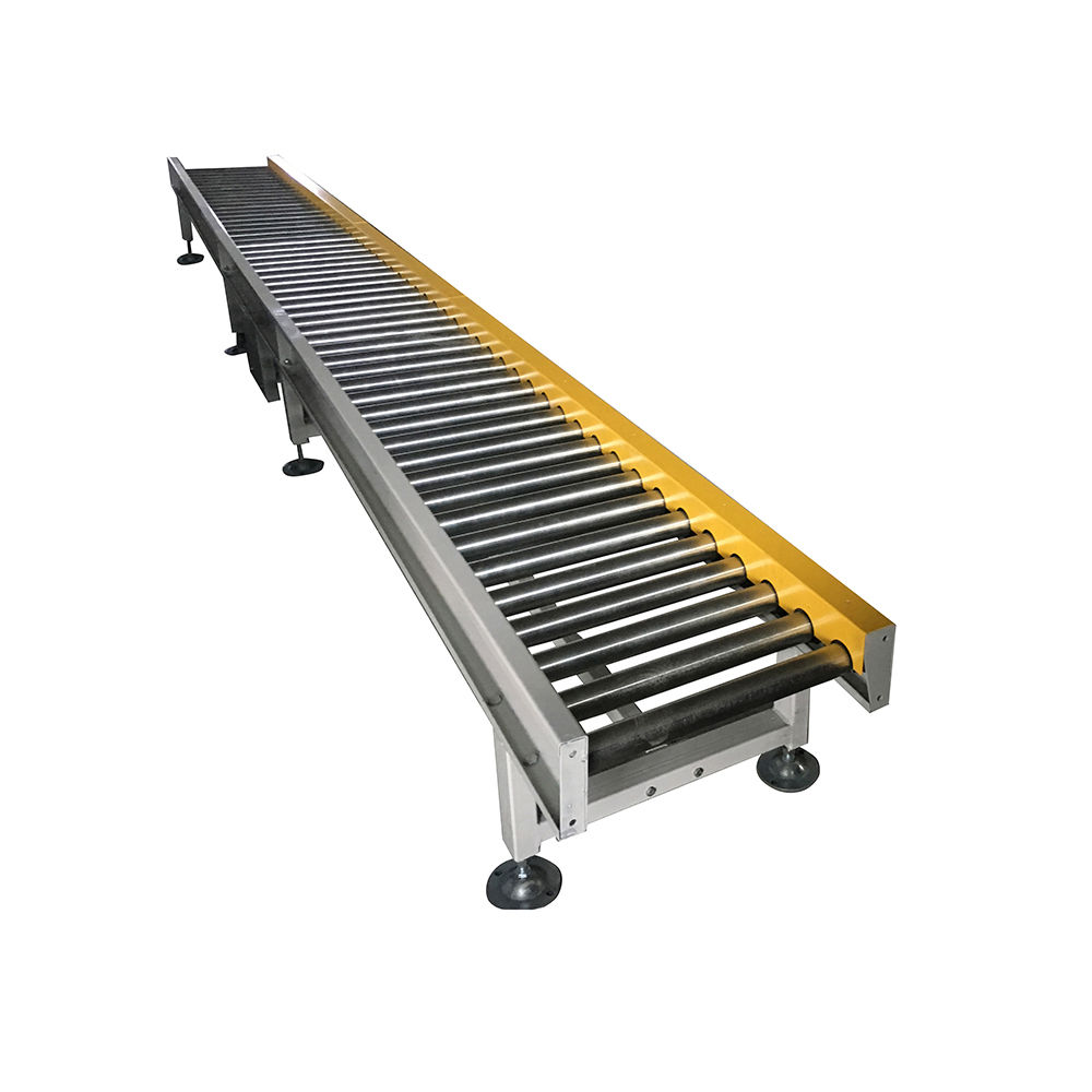 Packing power roller conveyor line
