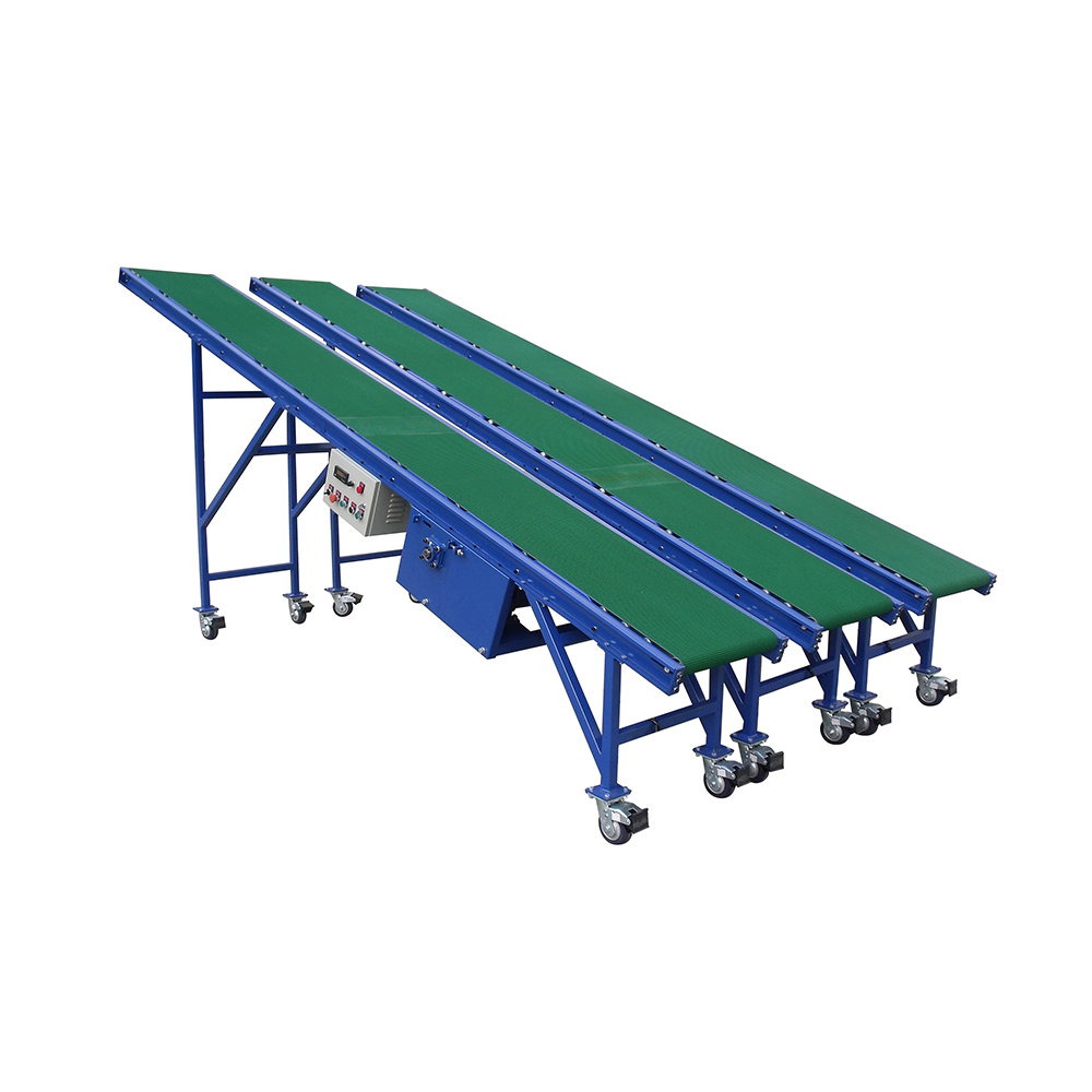 Inclined belt conveyor systems pvc inclined belt conveyor