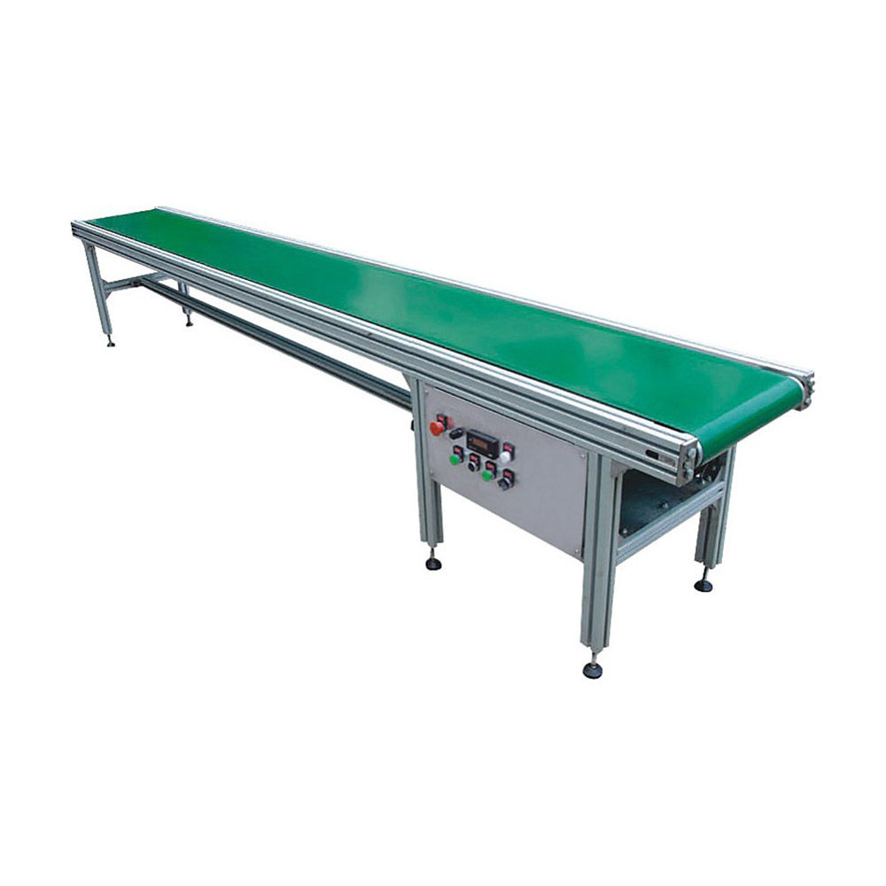 Factory wholesale fat belt conveyor on aluminum profile