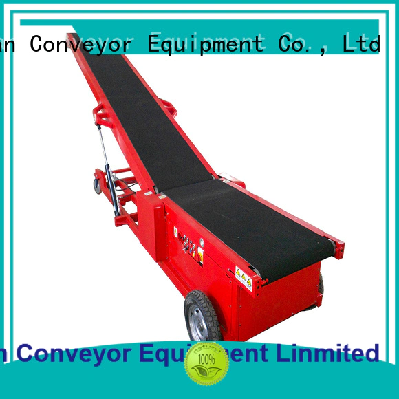 Professional truck unloader conveyor automatic trailer company for factory