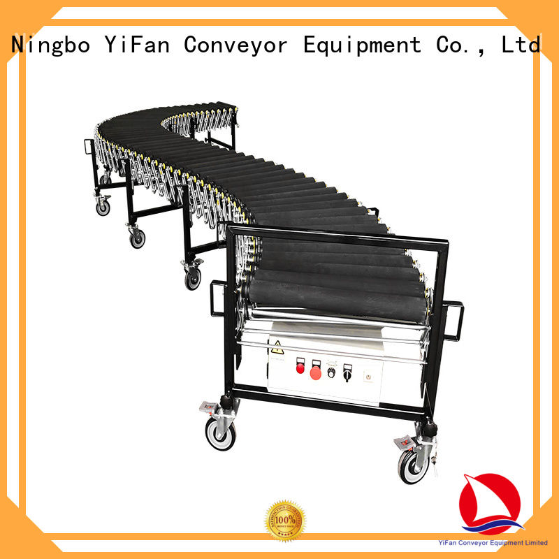 YiFan professional powered flexible conveyor from China for dock