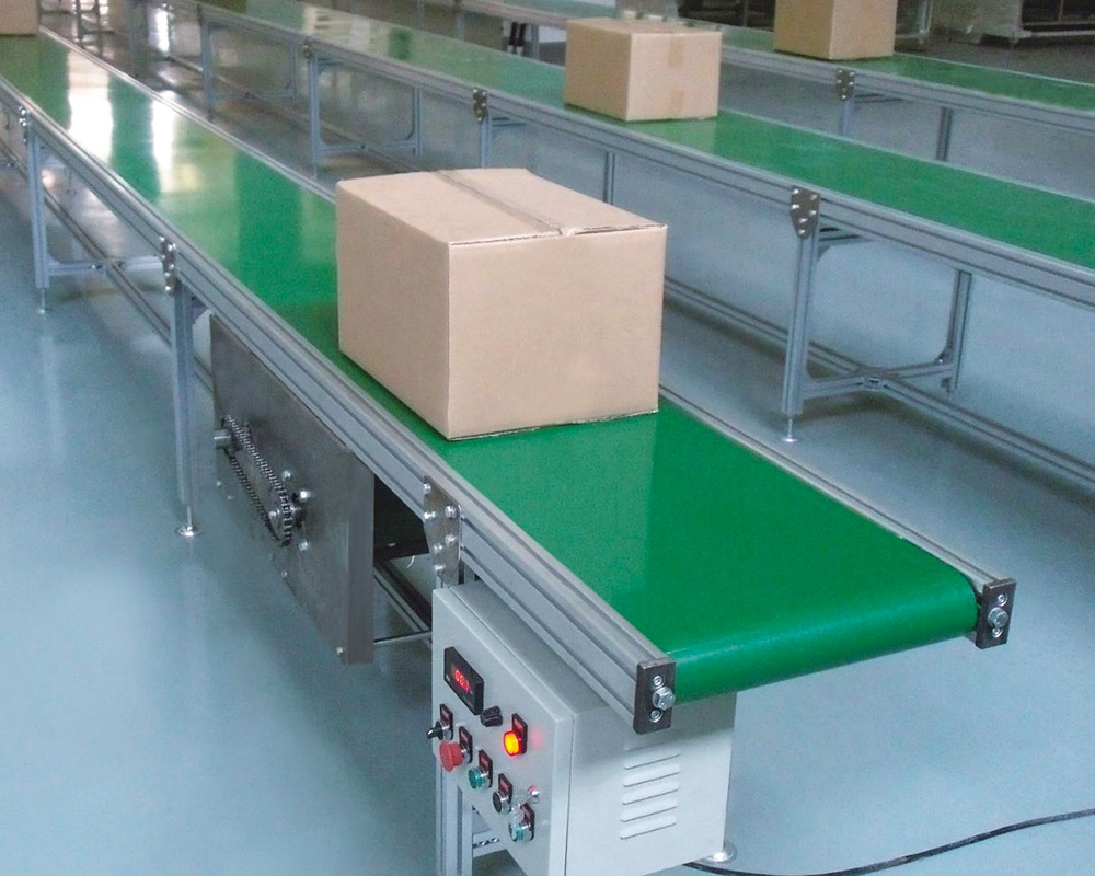 YiFan Conveyor stainless powered belt conveyor company for daily chemical industry-1