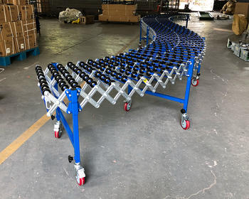 24'' Self Tracking Gravity Plastic Skate Wheel Conveyor