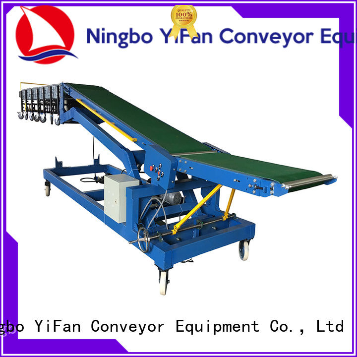 YiFan system truck loading belt conveyor company for warehouse