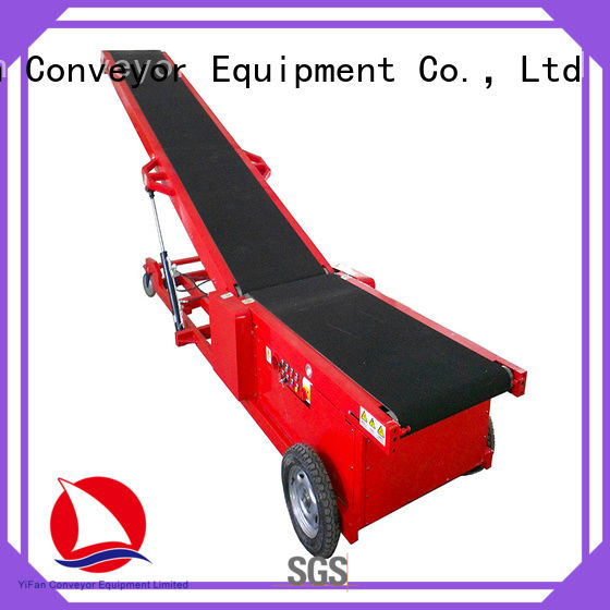 YiFan 20ft truck unloader conveyor China supplier for dock