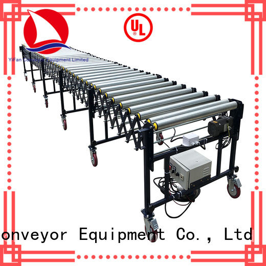 YiFan durable flexible motorized roller conveyor trader for factory