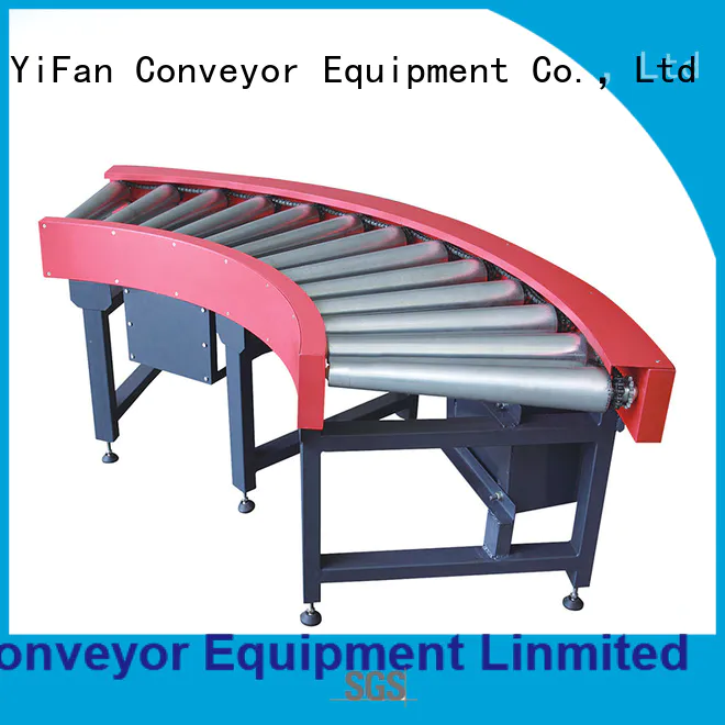 YiFan stainless conveyor manufacturing companies from China for carton transfer