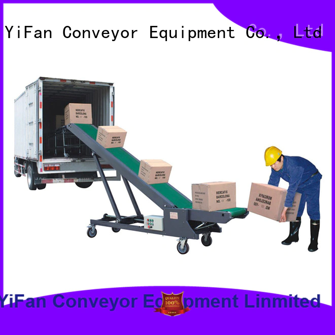 YiFan auto truck loading conveyor company for factory