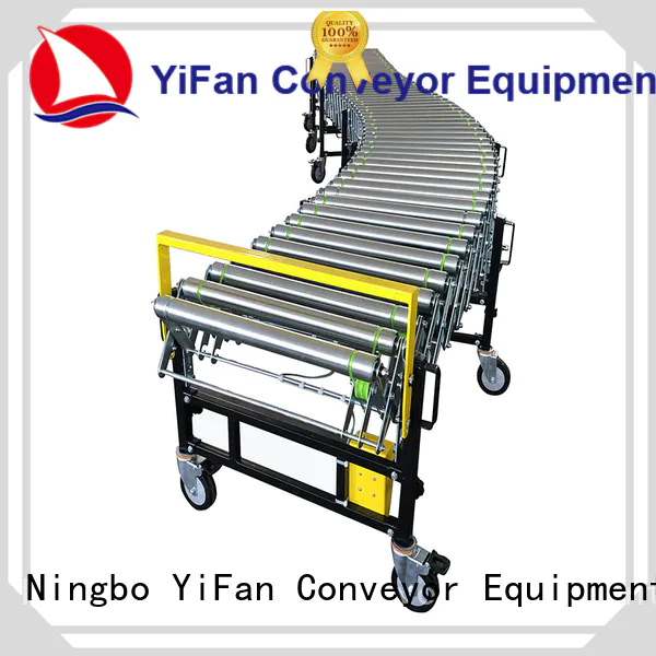 YiFan belt flexible roller conveyor systems factory for dock