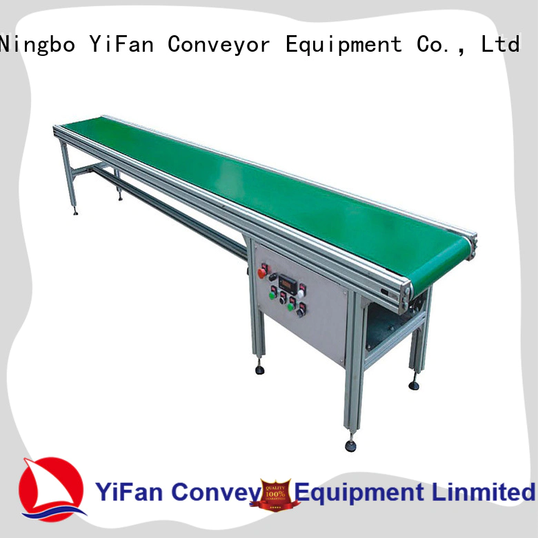 YiFan 2019 new designed industrial conveyor belt manufacturers awarded supplier for daily chemical industry