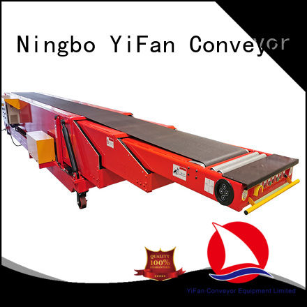 YiFan 40ft conveyor belt system with bottom price for seaport