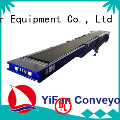 YiFan system telescopic conveyor with bottom price for food factory