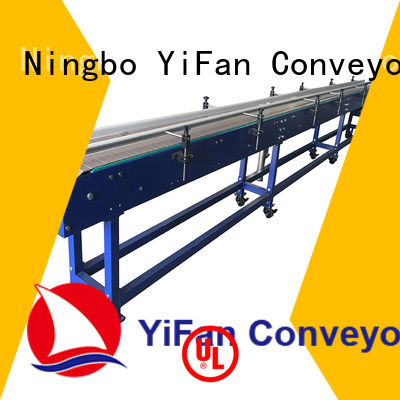 YiFan plastic slat chain conveyor manufacturers online for medicine industry