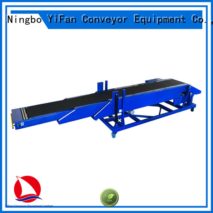 YiFan loading conveyor belting widely use for warehouse