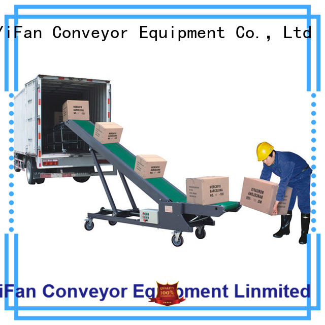 Professional truck unloading conveyor walking China supplier for factory
