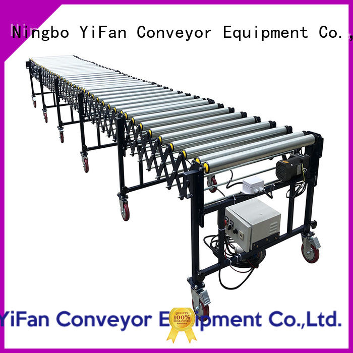 YiFan rubber flexible motorized roller conveyor manufacturer for factory