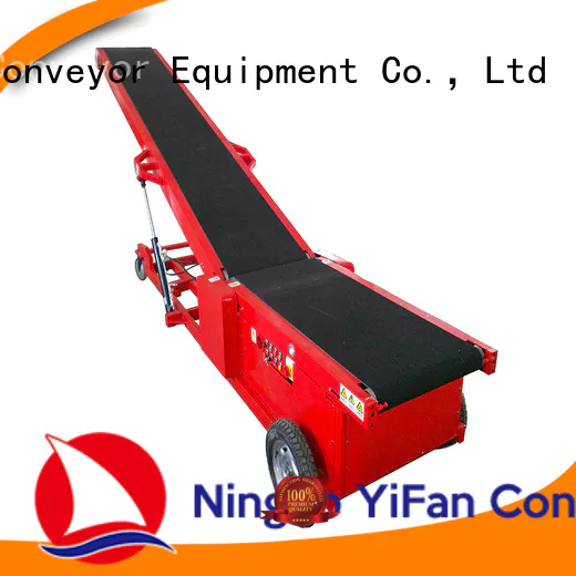 YiFan mini portable conveyor system online for dock