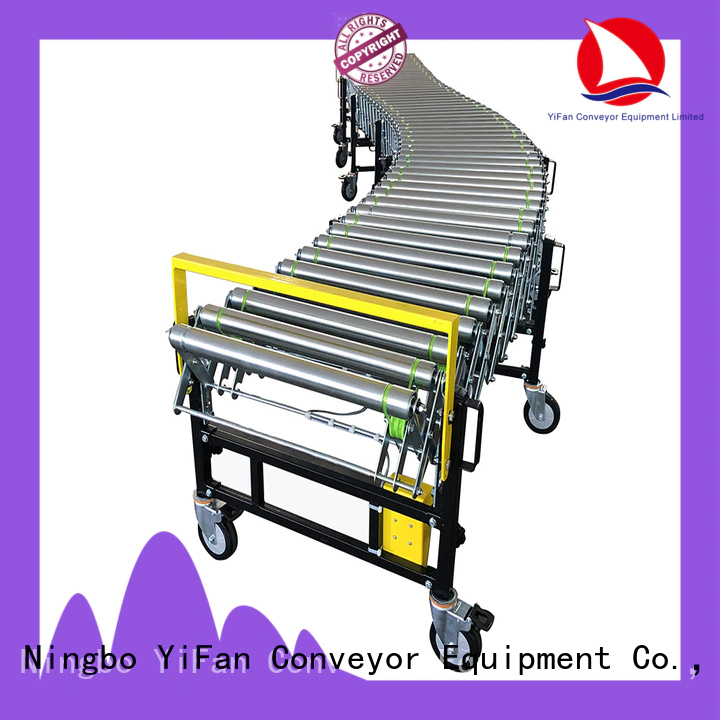 YiFan powered flexible expandable conveyors quick transaction for dock