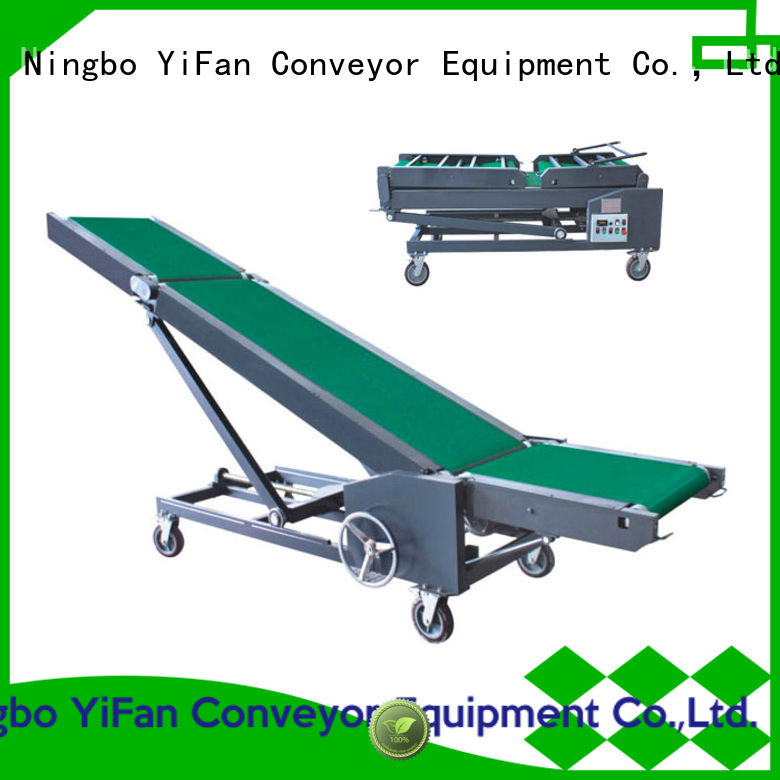 YiFan 2019 new truck loading unloading conveyor manufacturer for factory