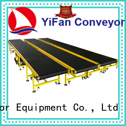 YiFan 2019 new designed conveyor belt suppliers with bottom price for packaging machine