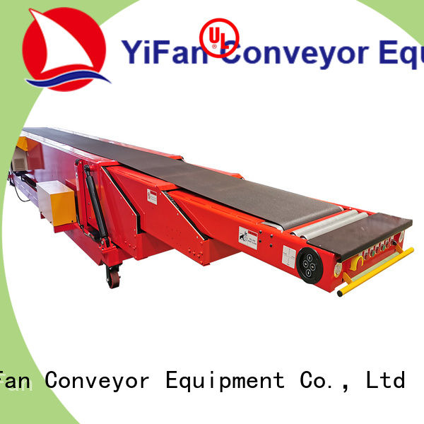 YiFan container belt conveyor competitive price for workshop