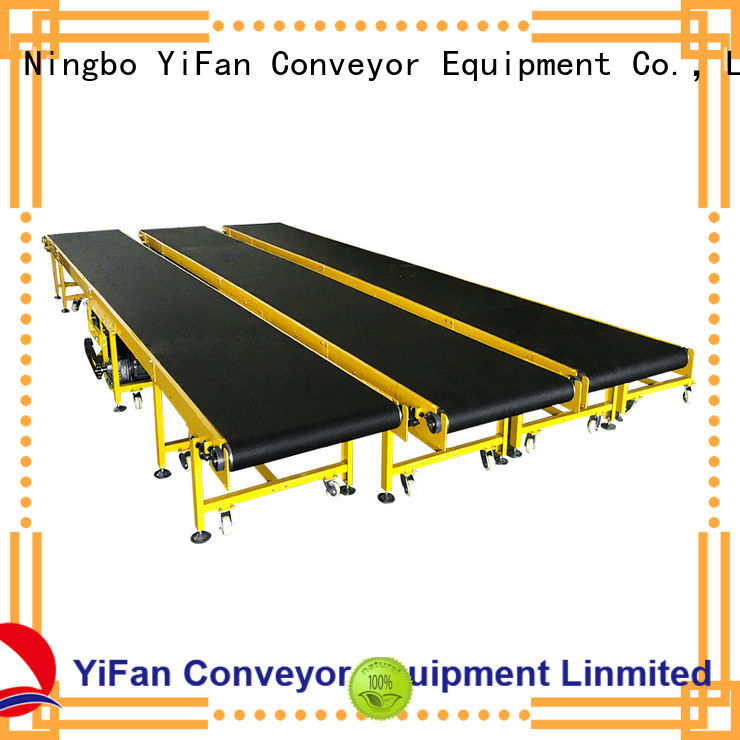 YiFan curve belt conveyor manufacturer with bottom price for packaging machine