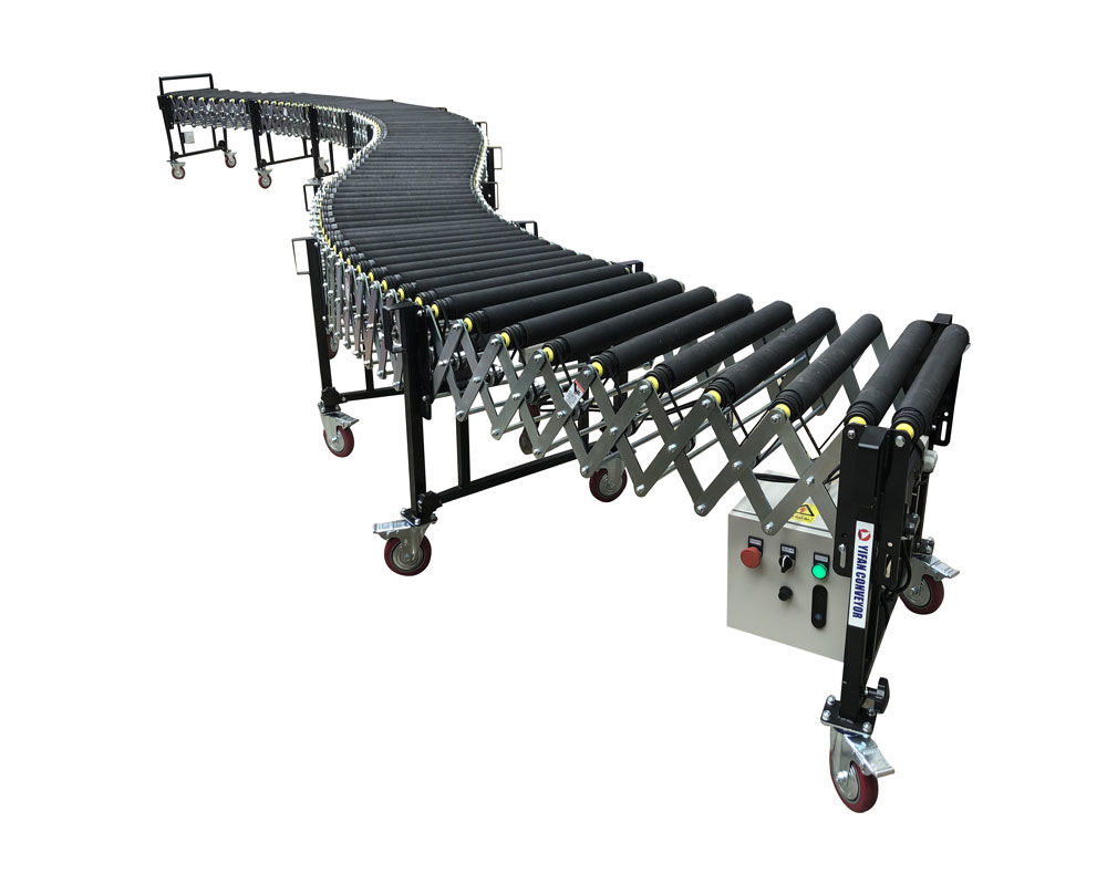 New Products - Flexible Motorized Rubber Coated Roller Conveyor | FPR-RV
